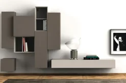 Hot Parete attrezzata Spazio laccato di scontata del 26% Pareti Attrezzate