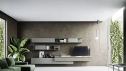 Orme Parete attrezzata System day in stile moderno a prezzo scontato- Pareti Attrezzate