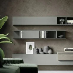 Orme Parete attrezzata System day in stile moderno a prezzo scontato- Pareti Attrezzate