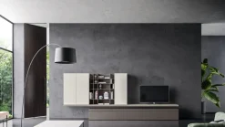 Homes Parete attrezzata System day in stile design a prezzo scontato- Pareti Attrezzate