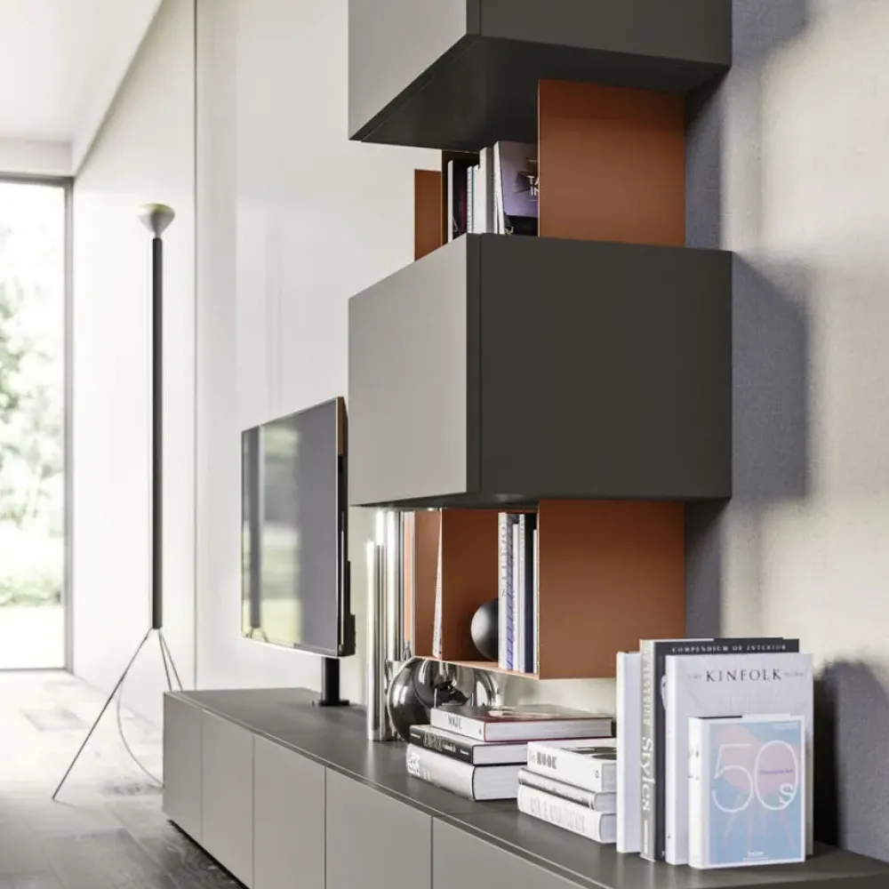 Outlet Parete attrezzata System day di in OFFERTA OUTLET Pareti Attrezzate