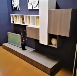 Alpe Parete attrezzata Time della firma con uno sconto esclusivo- Pareti Attrezzate