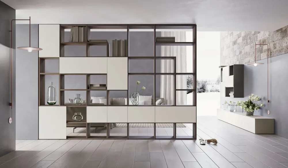 Parete attrezzata Time della firma con uno sconto esclusivo^Marka Outlet