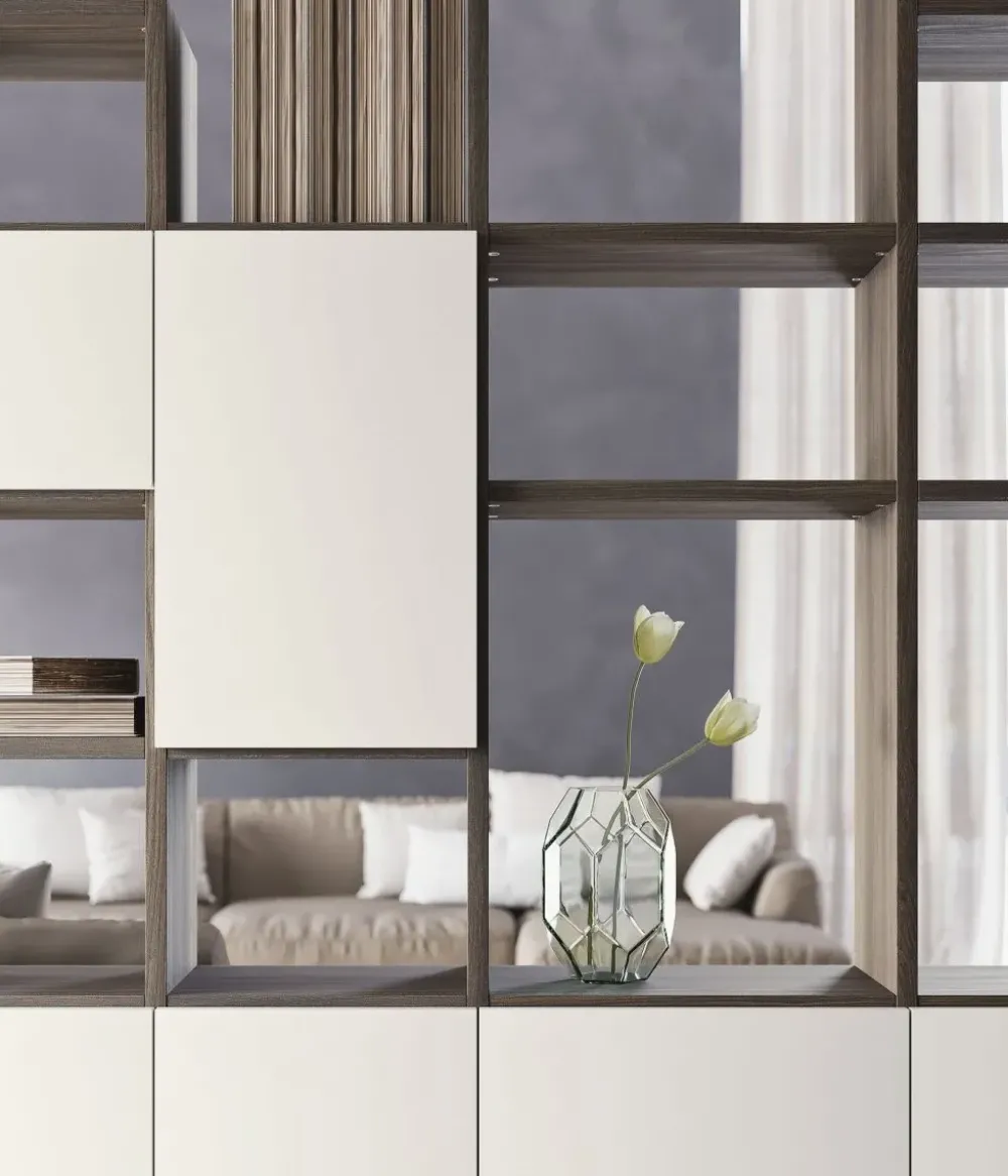 Parete attrezzata Time della firma con uno sconto esclusivo^Marka Outlet