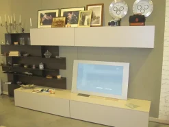 Parete attrezzata in laccato opaco Atlante in Offerta Outlet^Tomasella New