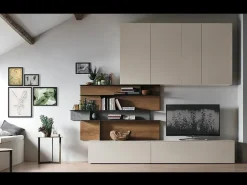 Tomasella Parete attrezzata A078 PREZZI OUTLET- Soggiorni Completi