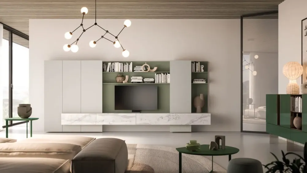 Parete attrezzata Yad 70 di scontata del 30%^Orme Outlet