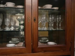 Falegnameria Italiana Parete libreria classica  Artigianale - falegnameria scontato del -50 %- Librerie