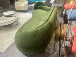 Pianca Peonia disegnato da cristina celestino tessuto in poliuretano   in Offerta Outlet- Divani