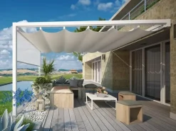 Artigianale Pergotenda a marchio modello Onda 90 waterproof SCONTATA- Pergotende