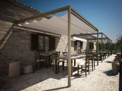 Artigianale Pergotenda a marchio modello Onda 90 waterproof SCONTATA- Pergotende