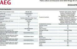 Piano cottura modello ikk8443fb   induzione a PREZZI OUTLET^AEG Clearance