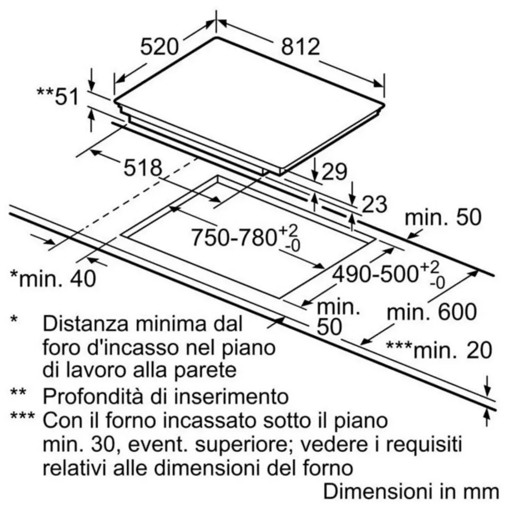 Outlet Piano cottura modello Ed875fsb5e di con forte sconto Piano Cottura