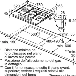 Piano cottura modello Pgs7b5b90 del brand a prezzo ribassato^Bosch Discount