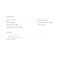 Piano cottura modello Piano cottura 2 fuochi del brand a prezzo ribassato^Alpes Inox Clearance