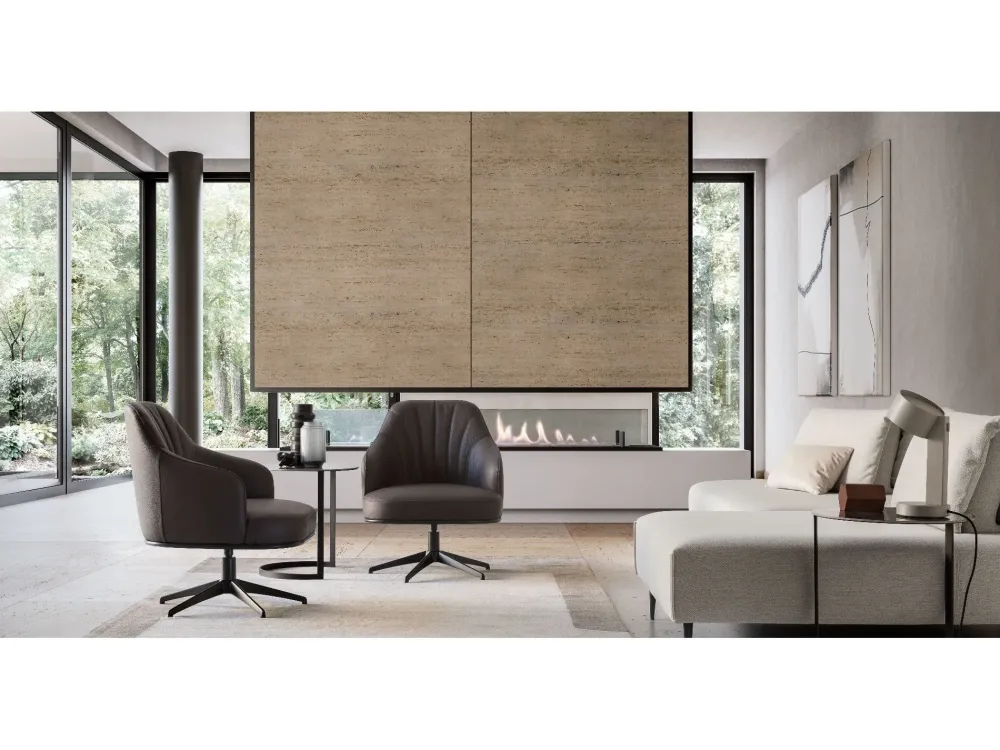 Sale Poltrona Aaron * in Tessuto SCONTATA Poltrone