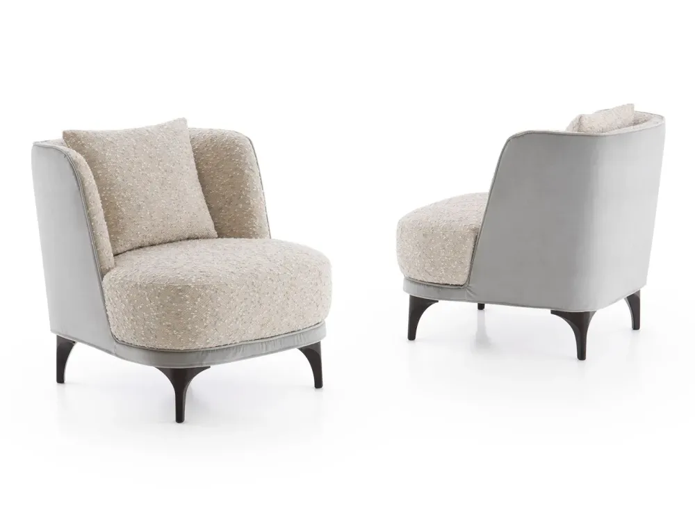 Clearance Poltrona Amanda outlet in Tessuto SCONTATA Poltrone