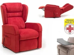 Hot Poltrona con movimento relax Sana in Tessuto con forte sconto Poltrone Relax