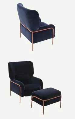 Poltrona con poggiapiedi Platea a prezzo scontato^Pianca