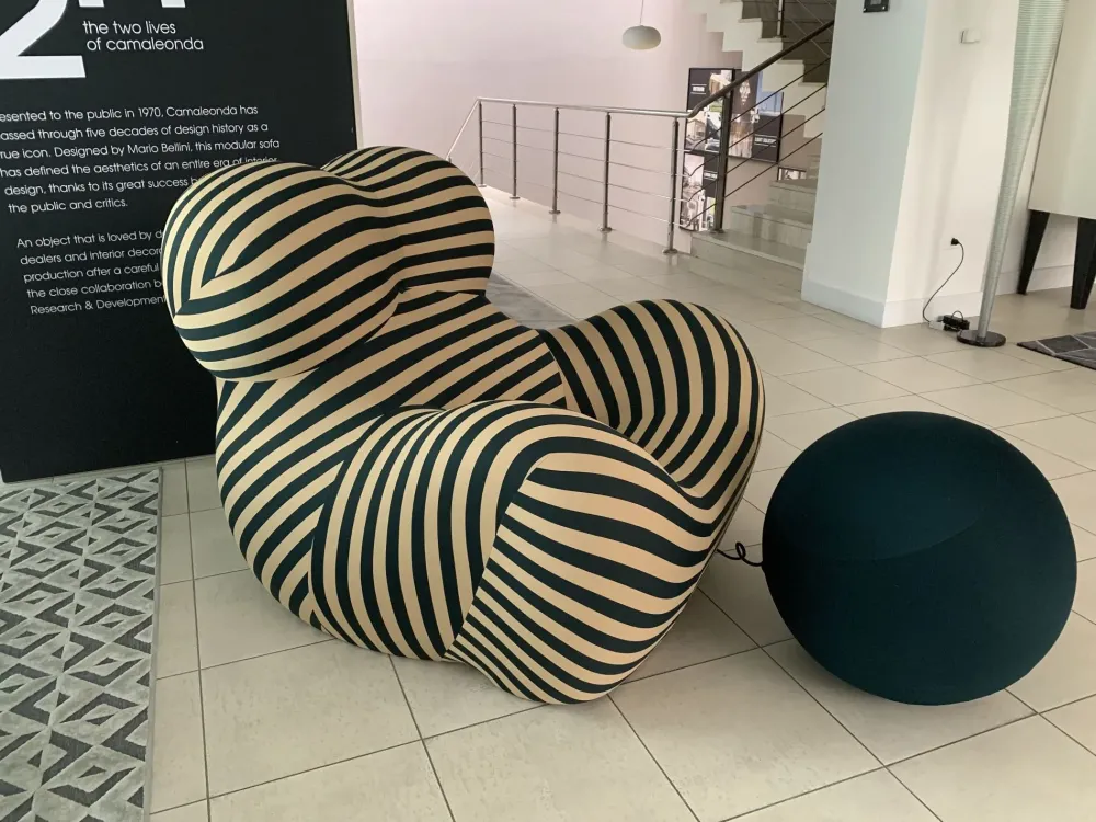 B&B Italia Poltrona con poggiapiedi Up 50 in Offerta Outlet- Poltrone