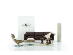 Collezione esclusiva Poltrona con poggiapiedi Lounge chair & ottoman a prezzo Outlet- Poltrone