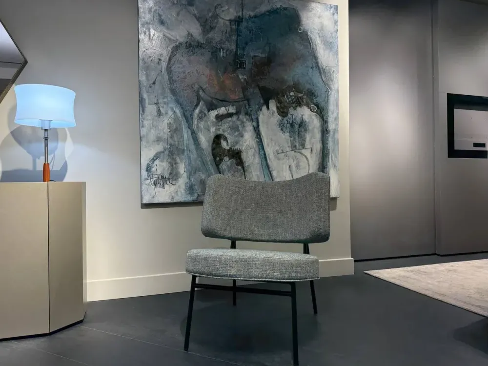 New Poltrona con seduta fissa Coco a prezzo Outlet Poltrone