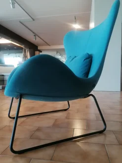 Calligaris Poltrona con seduta fissa Lazy in Offerta Outlet- Poltrone