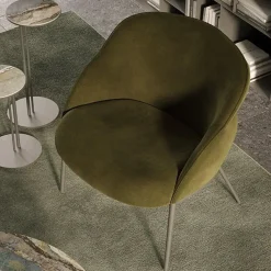 Cattelan Italia Poltrona con seduta fissa Camilla lounge in Offerta Outlet- Poltrone