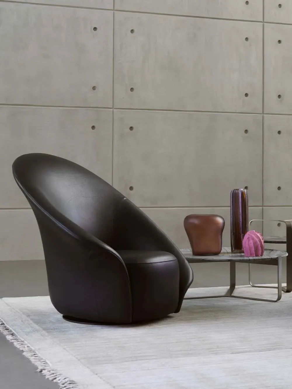 Flou Poltrona con seduta fissa Lilia in Offerta Outlet- Poltrone