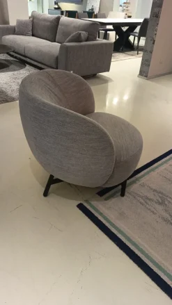 Kartell Poltrona con seduta fissa Poltrona lunam a prezzo Outlet- Poltrone