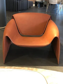 Poliform Poltrona con seduta fissa Le club a prezzo scontato- Poltrone