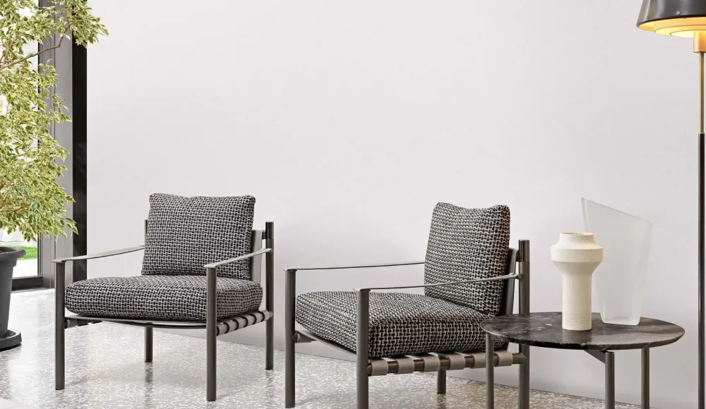 Clearance Poltrona con seduta fissa Iko a prezzo Outlet Poltrone