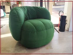 Poltrona con seduta fissa Reef a prezzo Outlet^Connubia Outlet