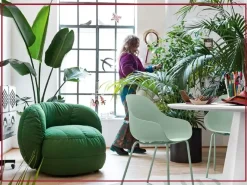 Poltrona con seduta fissa Reef a prezzo Outlet^Connubia Outlet