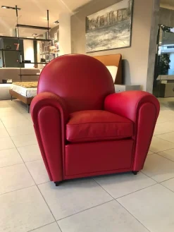 Poltrona Frau Poltrona con seduta fissa Vanity fair in Offerta Outlet approfittane ora!- Poltrone