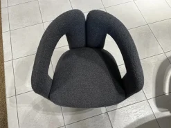 Poltrona con seduta fissa 562 dudet a prezzo scontato Poltrone