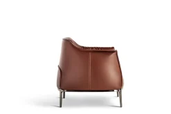 Poltrona Frau Poltrona con seduta fissa Archibald a prezzo scontato- Poltrone