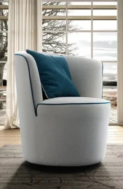 Clearance Poltrona Dafne in Tessuto SCONTATA Poltrone