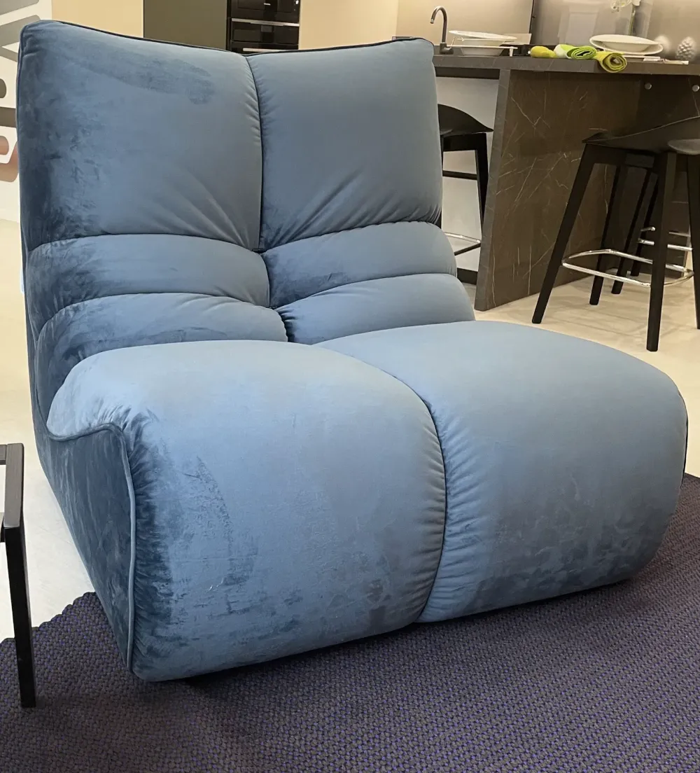 Franco Ferri Poltrona Formosa in Tessuto SCONTATA- Poltrone