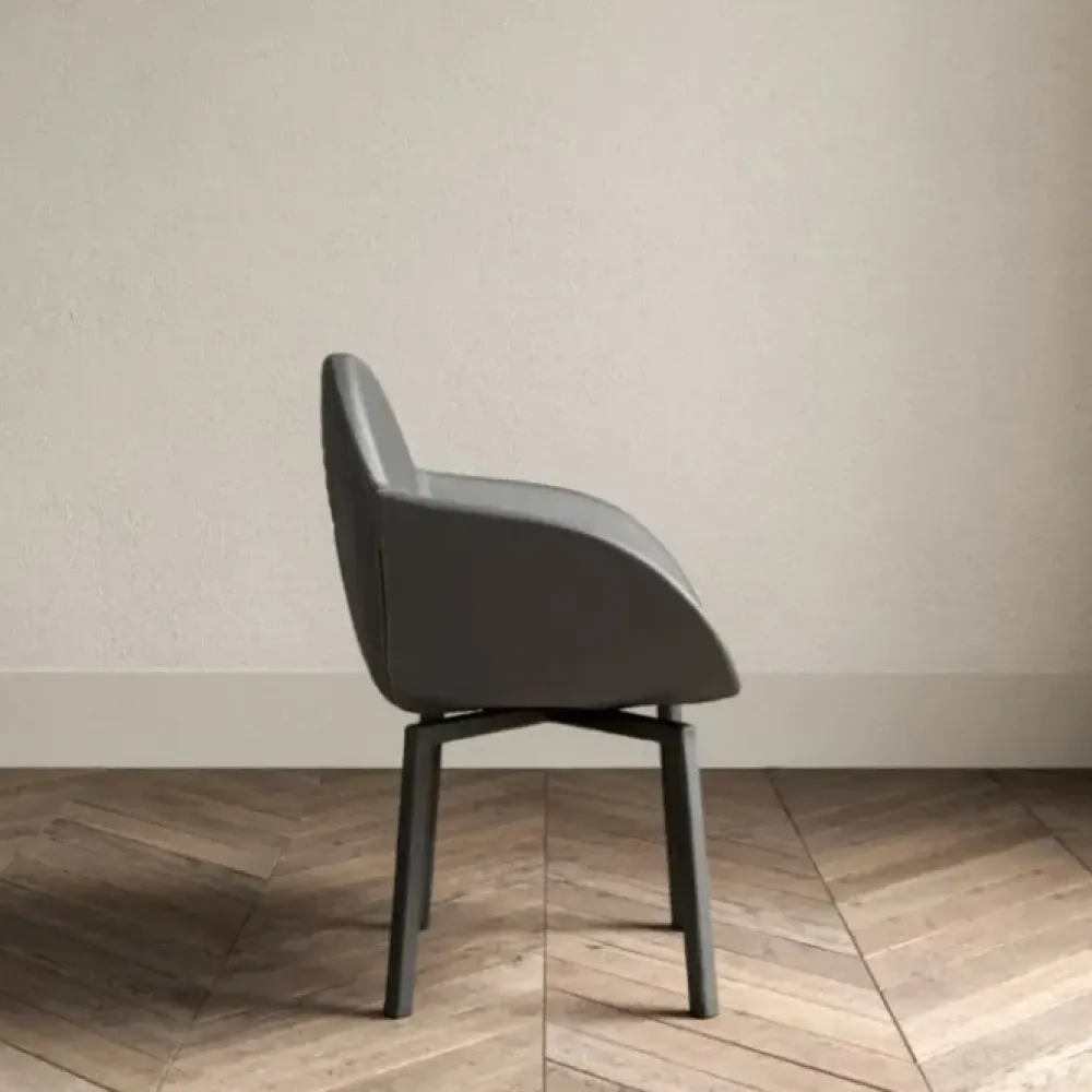 Ozzio Poltrona in Ecopelle Ten a prezzo Outlet- Poltrone