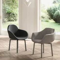 Ozzio Poltrona in Ecopelle Ten a prezzo Outlet- Poltrone