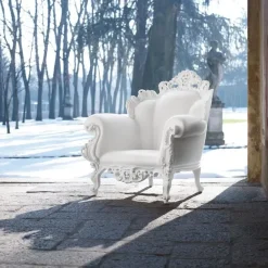 Hot Poltrona in Microfibra proust bianco   a prezzo scontato Poltrone