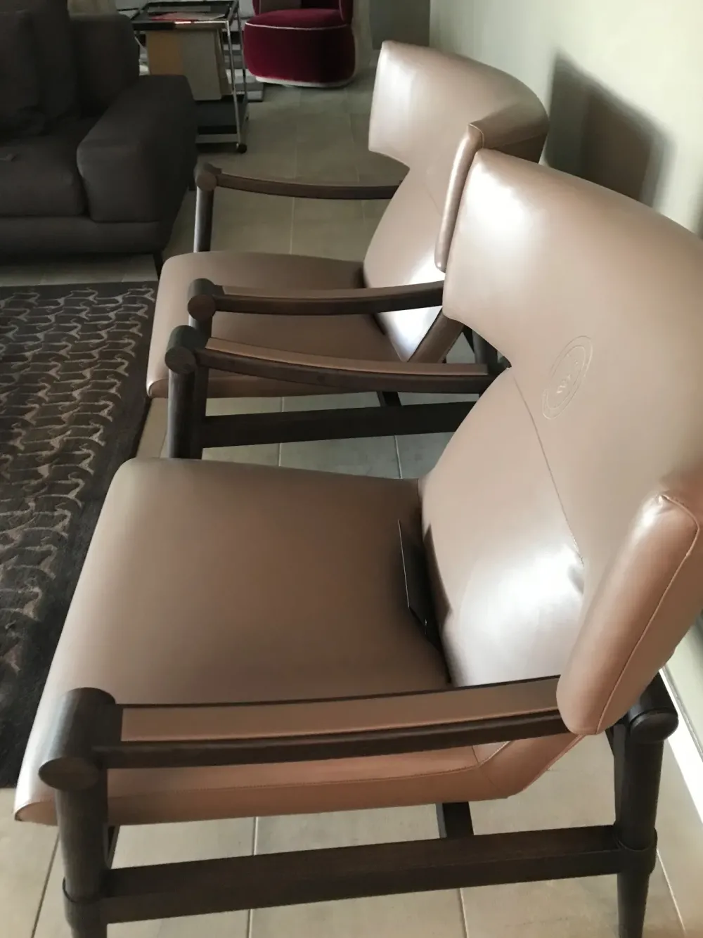 Fendi casa Poltrona in Pelle Trussardi casa a prezzo ribassato- Poltrone