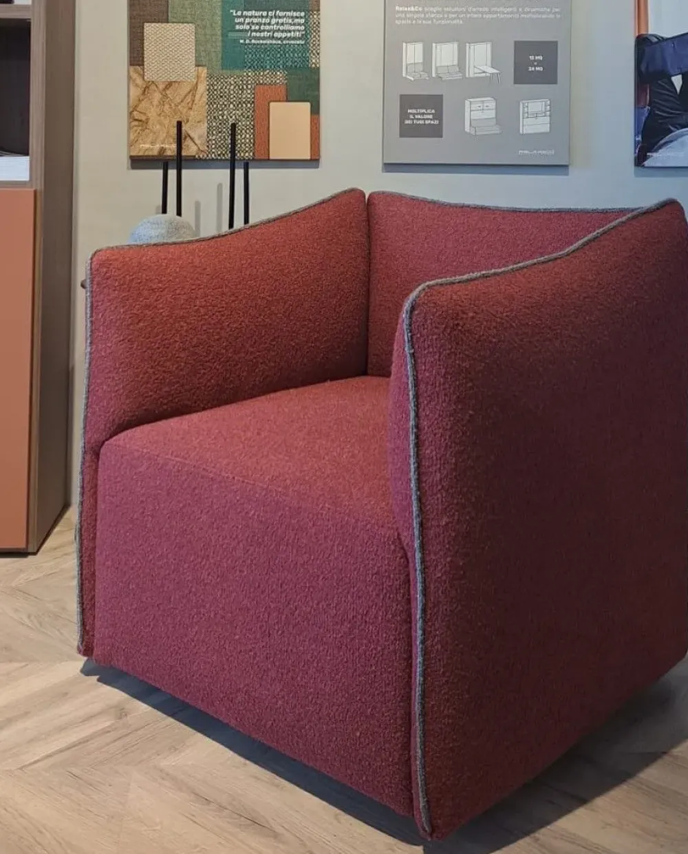 Poltrona in stile design Kubik in Offerta Outlet^Le Comfort