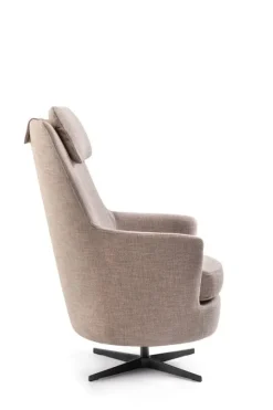 Samoa Poltrona in stile moderna Moon high in Offerta Outlet- Poltrone