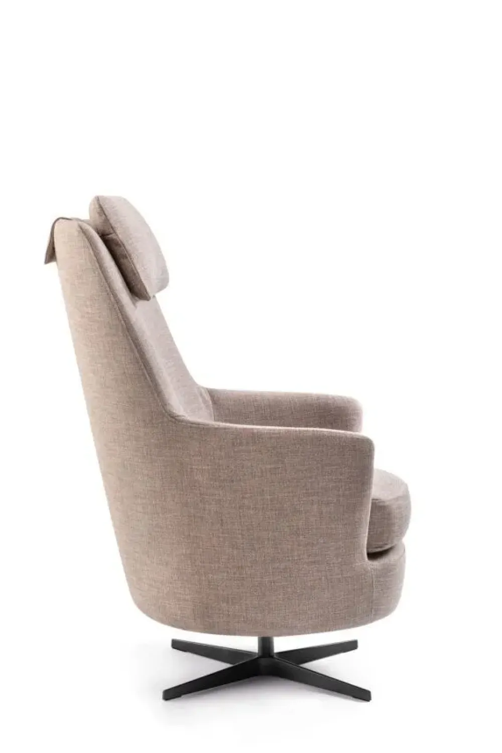 Samoa Poltrona in stile moderna Moon high in Offerta Outlet- Poltrone