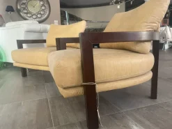 Poltrona in stile rustica Poltrone in pelle vintage in Offerta Outlet Poltrone