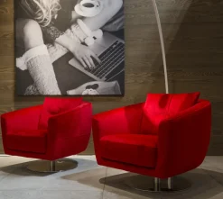 Nicoletti Home Poltrona in Tessuto Arianna a prezzo scontato- Poltrone