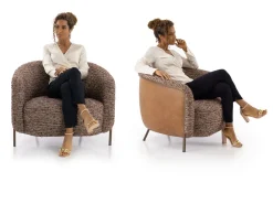 Poltrona in Tessuto Bailey outlet a prezzo scontato Poltrone