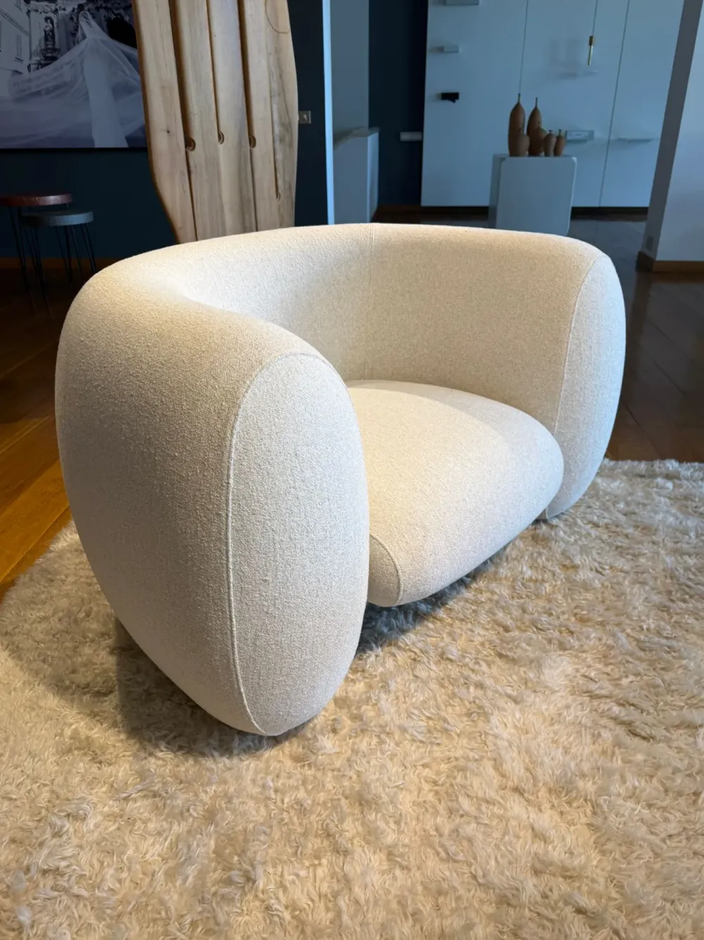 Poltrona in Tessuto Cinnamon in Offerta Outlet^Molteni & C